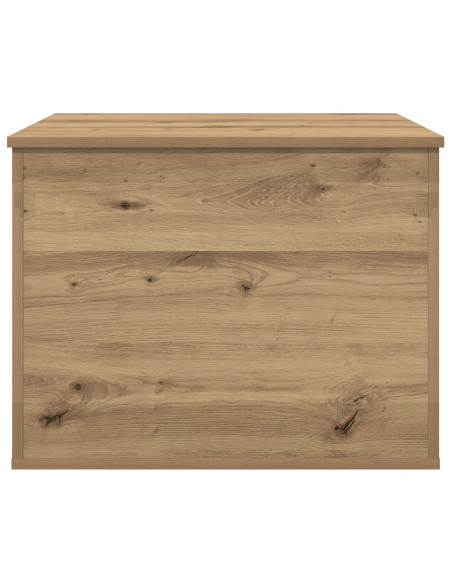 Scatola di Stoccaggio  con Coperchio Rovere Artigianale 60x42x46 cm Legno Ingegnerizzato