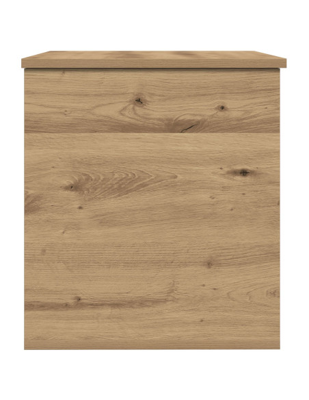Scatola di Stoccaggio rovere artigianale 60 x 42 x 46 cm