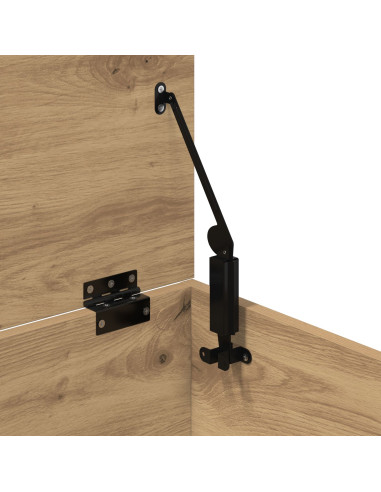 Scatola di Stoccaggio rovere artigianale 60 x 42 x 46 cm