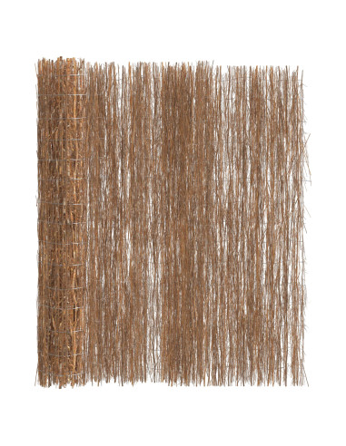 Recinzione in fascine Marrone 400 x 180 cm Ramo di bosco