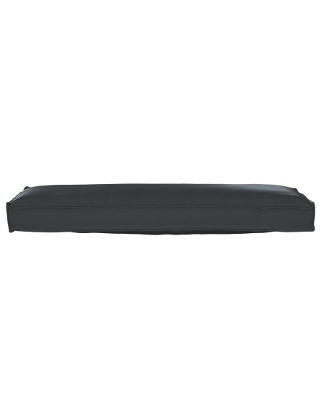 Cuscino per Panchina  Nero 120x40x8 cm Tessuto Oxford