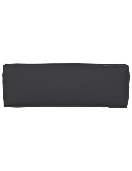 Cuscino per Panchina  Nero 120x40x8 cm Tessuto Oxford