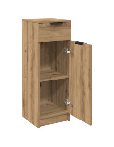 Mobile da Bagno con cassetto rovere artigianale 32 x 34 x 90 cm 2