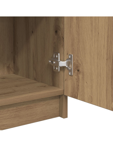 Mobile da Bagno con cassetto rovere artigianale 32 x 34 x 90 cm