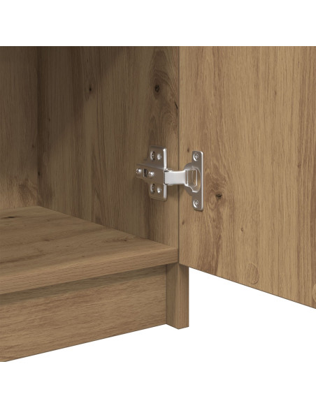 Mobile da Bagno con cassetto rovere artigianale 32 x 34 x 90 cm