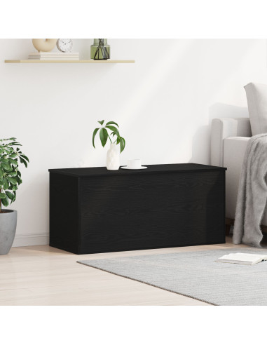 Scatola di Stoccaggio Rovere nero 100 x 42 x 46 cm