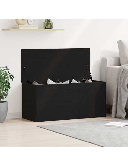 Scatola di Stoccaggio Rovere nero 100 x 42 x 46 cm