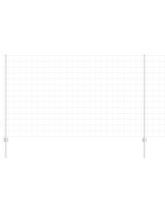 Recinzione con Posto Argento 1,4 x 10 m Acciaio 2