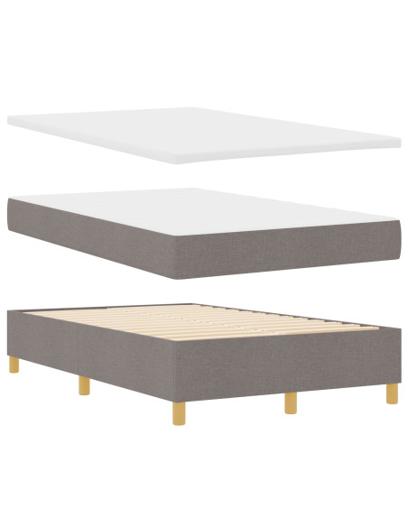 Rete a Molle Tortora Struttura in legno 120x200 cm Durevole