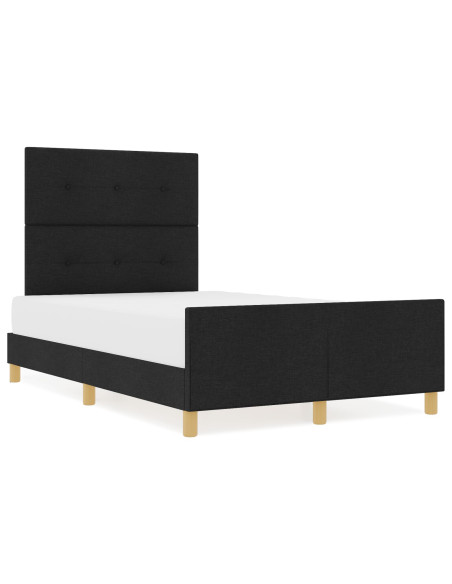 Struttura Letto  Nera 120x200 cm Tessuto