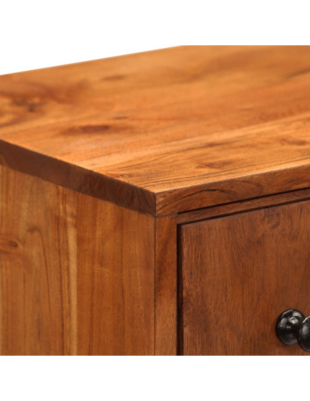 Cassettiera 60x30x75 cm in Legno Massello d'Acacia