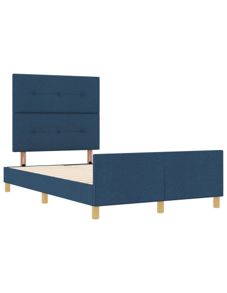 Telaio letto  Blu 120x200 cm Tessuto