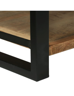 Scatola di Stoccaggio Marrone Legno massello di mango