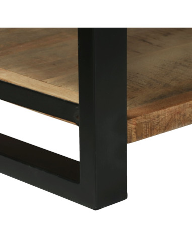 Scatola di Stoccaggio Marrone Legno massello di mango