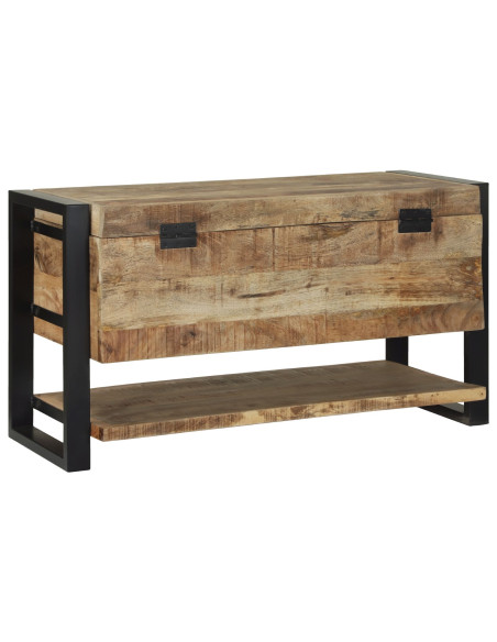 Scatola di Stoccaggio Marrone Legno massello di mango