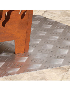 Gradini per Scale 2 pcs Argento 70 x 50 cm Alluminio 2