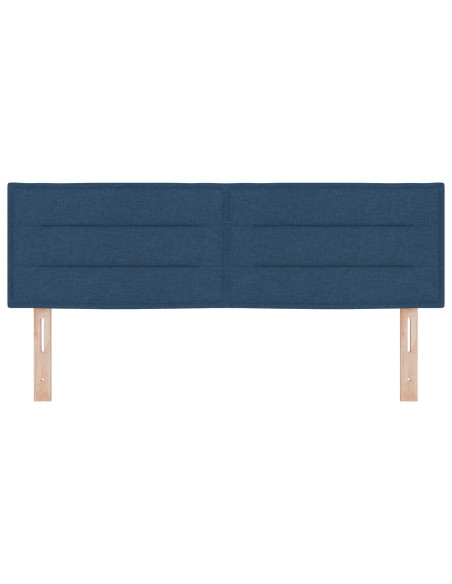 Testiera  Design Lines Blu 160 cm in Tessuto