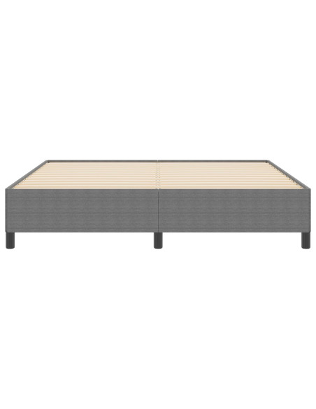 Struttura Letto Grigio Chiaro 180x200 cm in Tessuto Vellutato