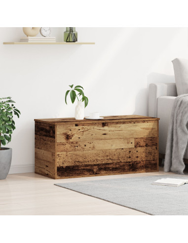 Scatola di Stoccaggio Legno vecchio 100 x 42 x 46 cm