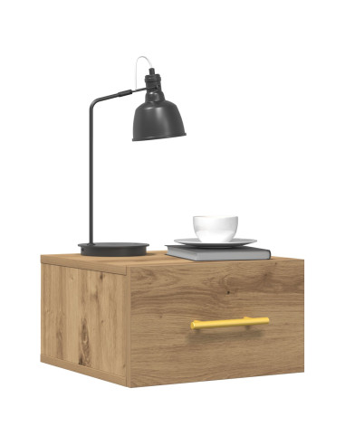 Armadio da Notte 2 pcs Rovere artigianale 35 x 35 x 20 cm