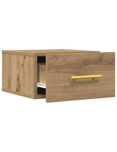 Armadio da Notte 2 pcs Rovere artigianale 35 x 35 x 20 cm