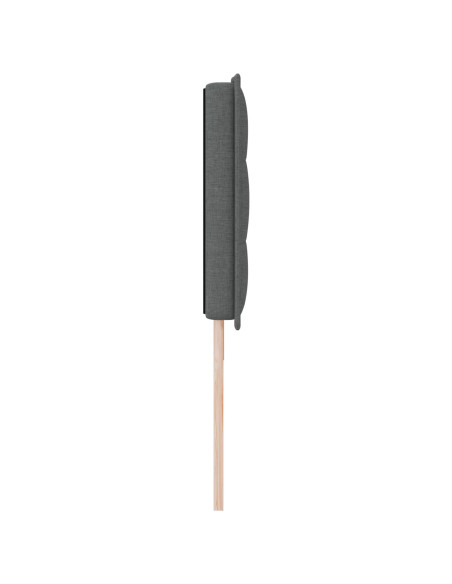 Testata a LED Design Linee Grigio Scuro 90 cm Tessuto