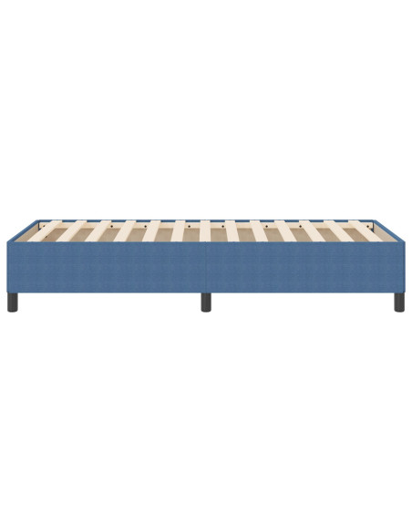 Struttura letto Blu 100x200 cm Tessuto a coste