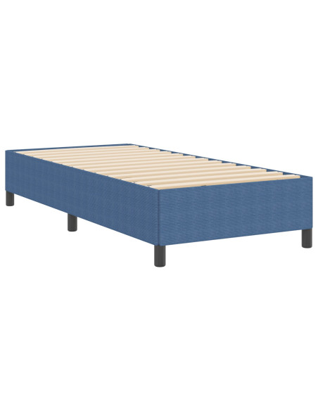 Struttura Letto Blu 90x190 cm in Tessuto Corduroy