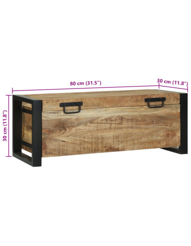 Cassapanche di stoccaggio con archiviazione 80 x 30 x 30 cm