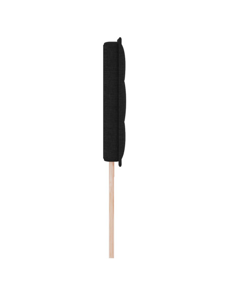 Testata LED Design Linee Nere 200 cm Tessuto