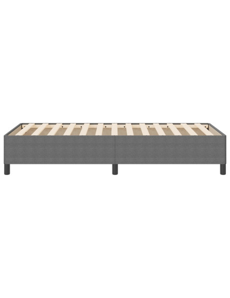 Struttura Letto Grigio Chiaro 90x190 cm Tessuto Corduroy