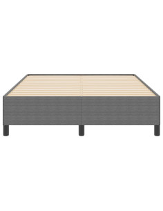 Letto a molle Grigio chiaro 160 x 200 cm Velluto 2