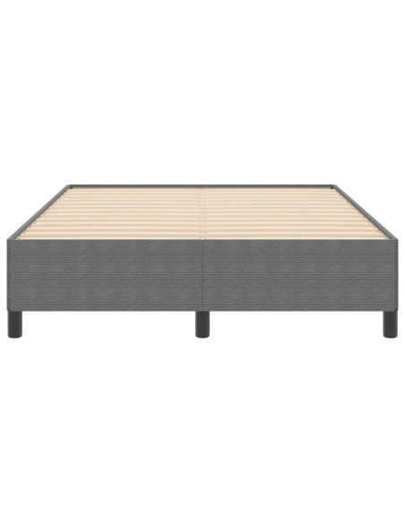 Struttura Letto Grigio Chiaro 160x200 cm Tessuto Vellutato