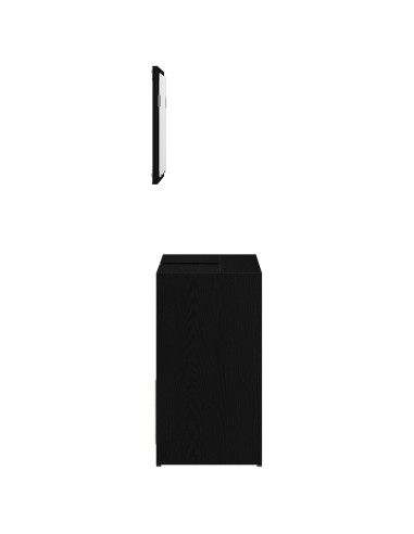 Mobile da Bagno Rovere Nero 60 x 33 x 60 cm Legno multistrato