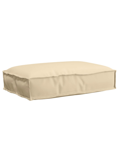 Cuscino per pallet  per seduta beige 60x40x8 cm tessuto Oxford