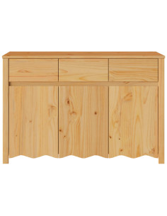 Credenza con cassetto Drammen Rovere 114 x 43 x 75,5 cm 2