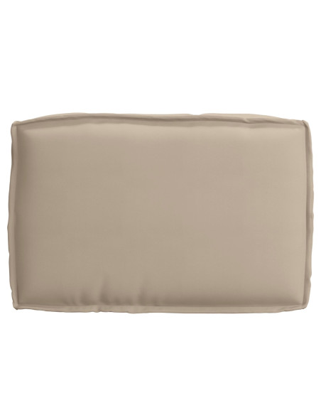 Cuscino per pallet  per seduta tortora 60x40x8 cm tessuto Oxford