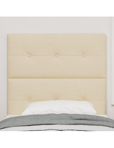 Testiera con testiera Crema 100 cm Pelle Sintetica