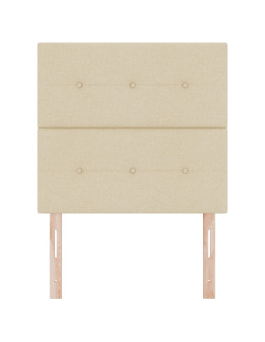 Testiera con testiera Crema 100 cm Pelle Sintetica