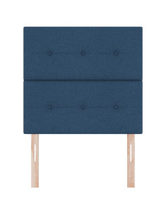 Testiera con testiera Blu 100 cm Pelle Sintetica 2