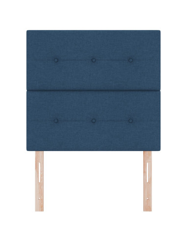 Testiera con testiera Blu 100 cm Pelle Sintetica