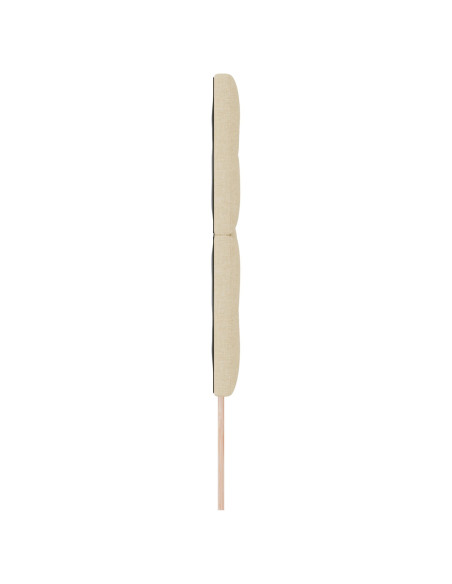 testiera  imbottita crema 140 cm in tessuto