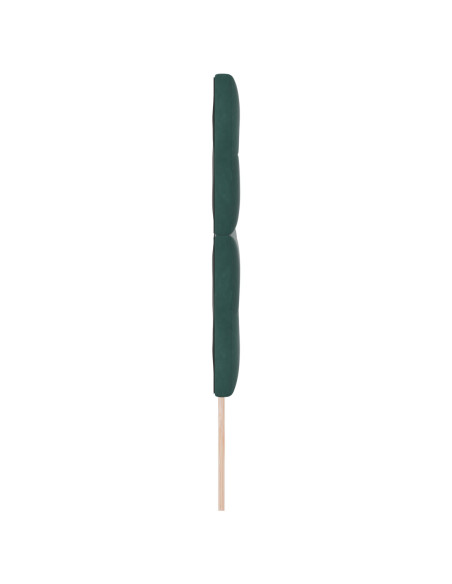 testiera  a bottoni in velluto verde scuro 140 cm