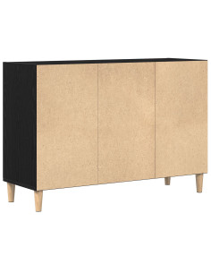 Credenza Rovere Nero 103,5 x 35 x 70 cm Legno multistrato 2