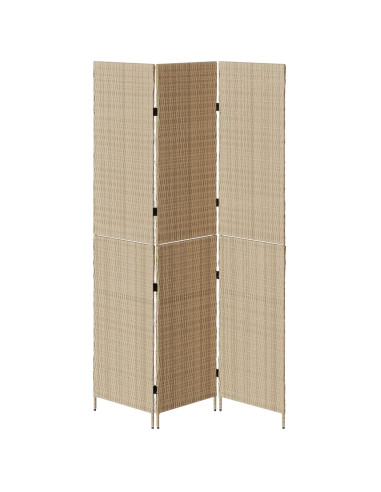 Divider per stanze Beige 146 x 200 cm polyrattan
