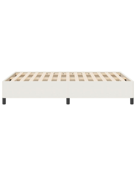 Struttura Letto  Crema 140x200 cm in Tessuto A Corda