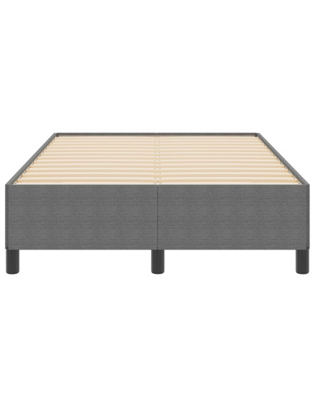 Letto a molle Grigio chiaro 120 x 200 cm Velluto