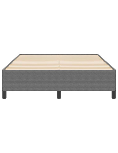 Letto a molle Grigio chiaro 140 x 200 cm Velluto