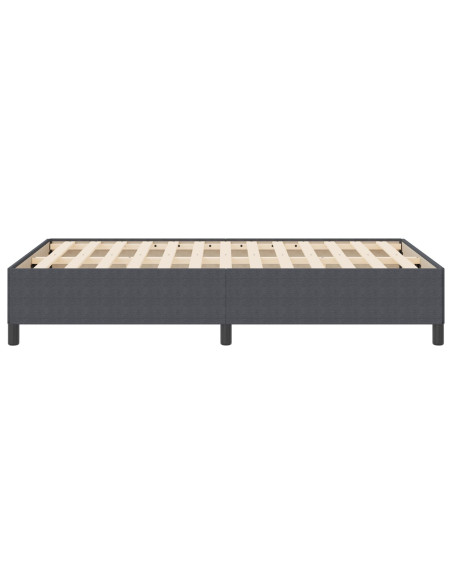 Struttura Letto Grigio Scuro 120x190 cm in Tessuto Corduroy