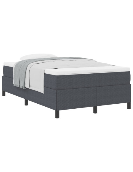 Struttura Letto Grigio Scuro 120x200 cm Tessuto A Coste